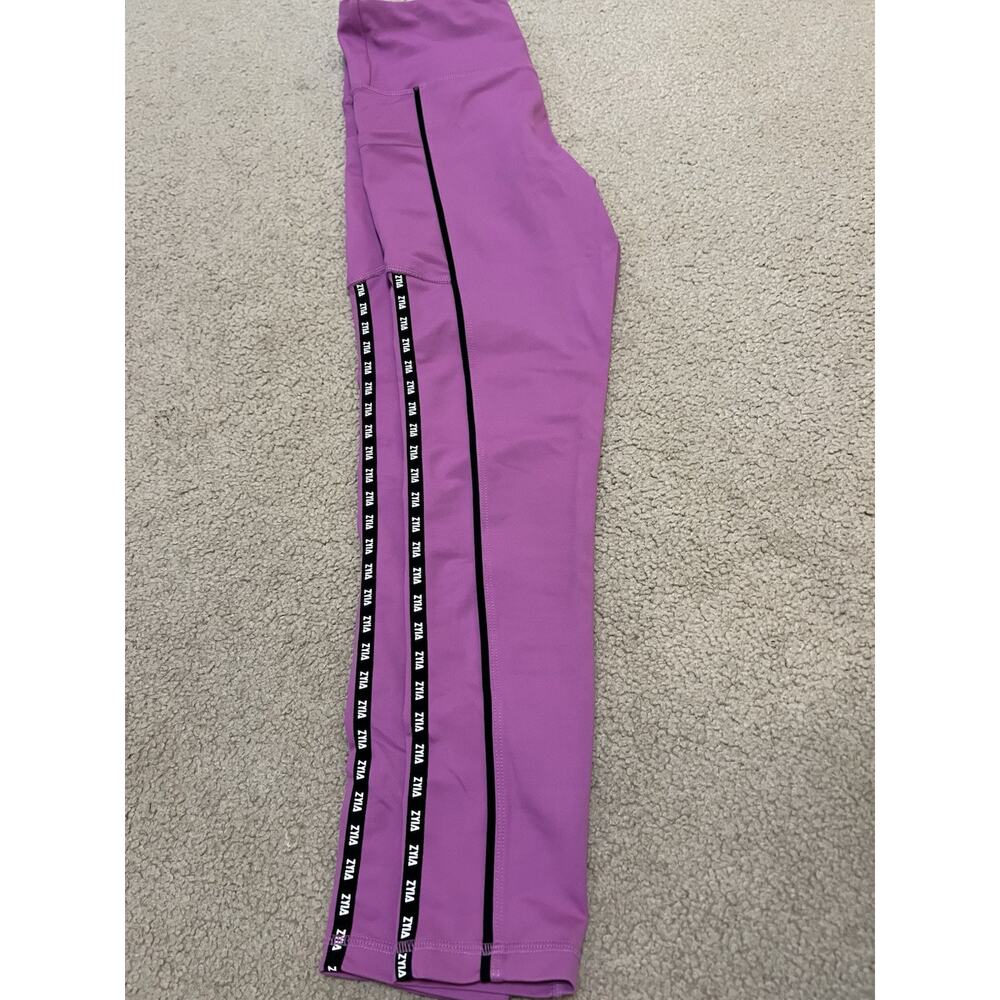 Zyia Purple LNT Size 4 Leggings Compressive Workout Crossfit Running Yoga - Picture 3 of 8